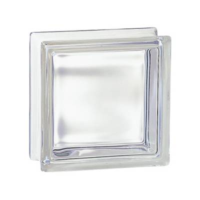 Brique de verre 198 transparente incolore - 19 x 19 x 8 cm - Gedimat