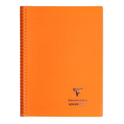Cahier protège-cahier Koverbook Piqué Polypro A4 160 P Seyes Coloris Aléatoire