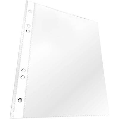 Paquet de 25 pochettes perforées A5 PP transparent grainée 0,06 mm