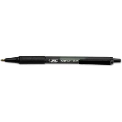 Stylo à bille rétractable Soft Feel Clic grip, noir