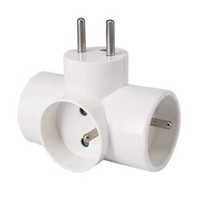 Triplite 3x2P+T 16A NF - blanc - Gedimat - GAO