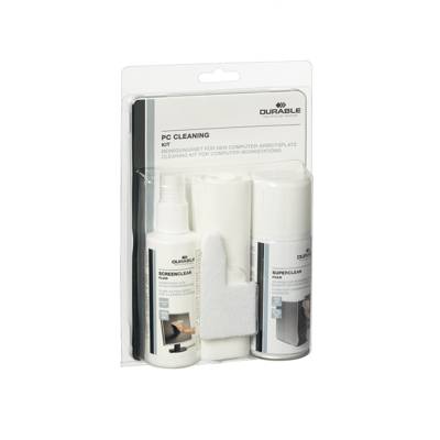 Kit de nettoyage pour écran/surface PC CLEANING KIT - DURABLE
