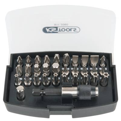 Mini coffret d'embouts de vissage et porte-embouts 1/4'', 32 pcs - KSTOOLS - 911.2060 - Maxoutil