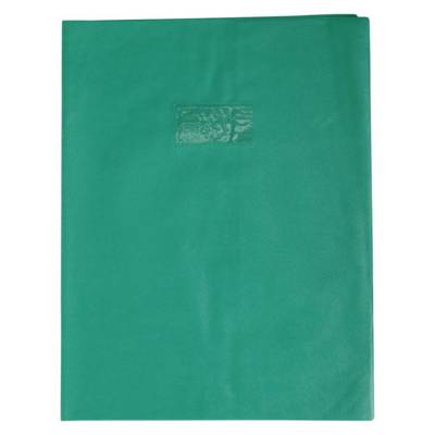 Protège-cahier 20/100ème 24x32 vert sapin - CLAIREFONTAINE