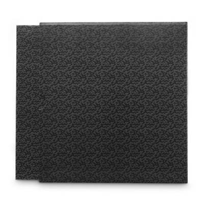 Classeur avec mécanisme à 4 anneaux, larg. 70 mm, avec étui, noir/gris