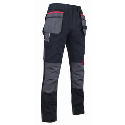 Pantalon minerai poches amovibles noir t.40 - LMA - 1378
