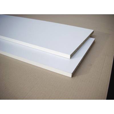 Tablette mélaminée CONFORT blanc - Gedimat - ARMOR PANNEAUX