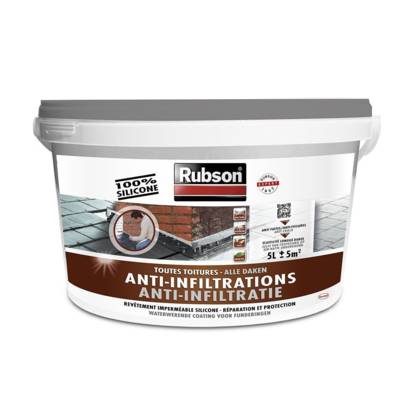 Revêtement imperméable anti infiltrations noir - seau de 5kgs - Gedimat - RUBSON