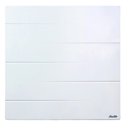 Radiateur inertie fonte et film chauffant horizontal - 2000W blanc - Gedimat - SAUTER