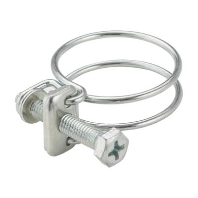 Collier double brochable acier galva - ø35/40 mm - sachet de 2 pièces - Gedimat - NOYON ET THIEBAULT