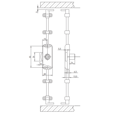 Clef d'extraction OJMAR pour cylindre Uno - 129.28.000 - Maxoutil