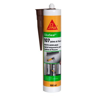 Mastic acrylique SIKASEAL 107 blanc - Gedimat