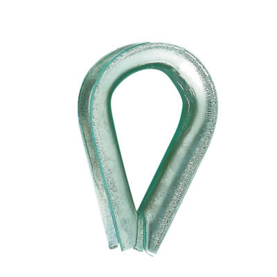 Cosse cœur acier zingué pour câble D11mm - Gedimat - CHAPUIS