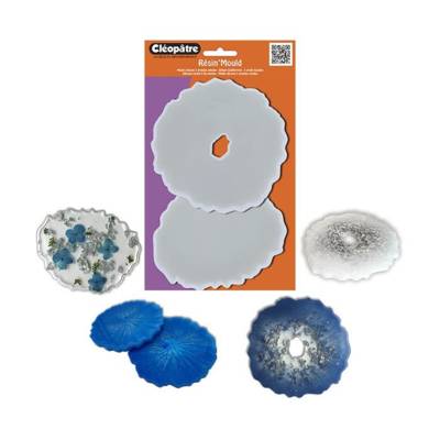 Moules résine géodes