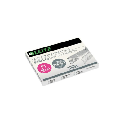 Boite de 1000 Agrafes N° 8 (6/4 - 21/4 mm) Galvanisées - LEITZ