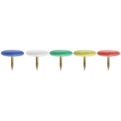 Punaise ronde plastique 5 couleurs - Gedimat - NORAIL