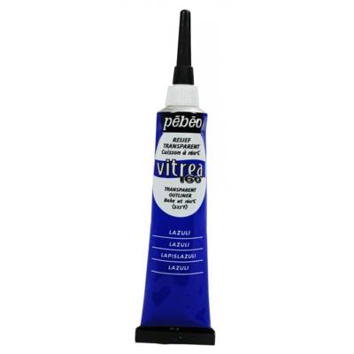 Tube 20ml Peinture acrylique Vitrea 160 Relief brillant LAZULI