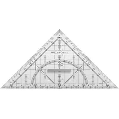 Equerre géométrique GRIP grand, avec poignée