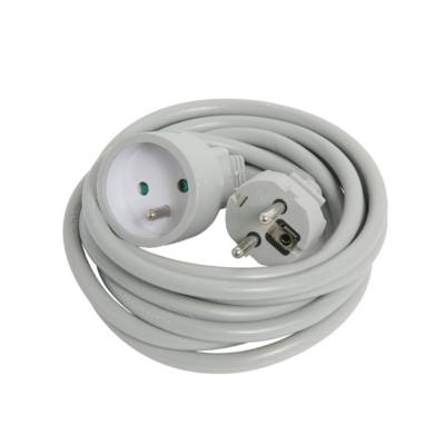 Prolongateur 2P+T 16A 3g1,5mm² HO5VV-F gris - Gedimat - DEBFLEX