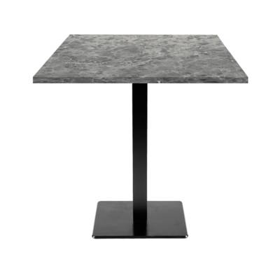 Table pied noir 70x70cm nabu - intérieur - RestooTab