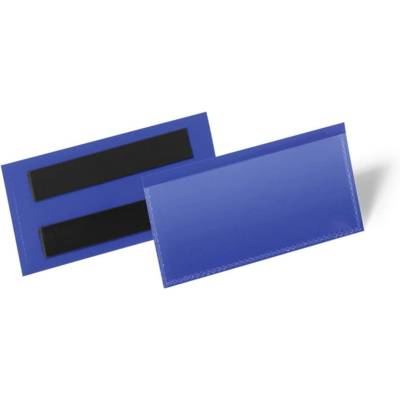 Lot de 50 Plaques de signalisation magnétique 100 x 38 mm Bleu