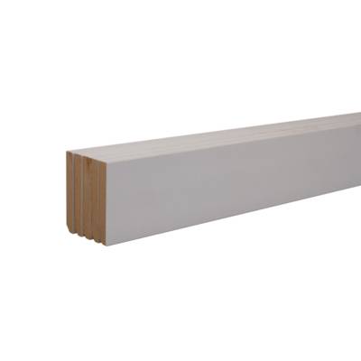 Plinthes angles vifs MDF prépeinte blanc - Gedimat - SOTRINBOIS