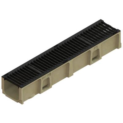 Caniveau ACO SELF 200 avec grille passerelle fonte - h.150 mm - Gedimat