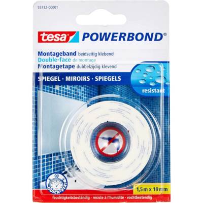 Bande Adhésive de Montage Double Face Pour miroir 19 mm x 1,5 m