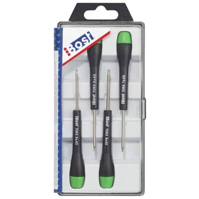 Coffret BOST Tournevis Expert micro - 4 pieces TORX : T6 - T7 - T8 - T9 - 648910