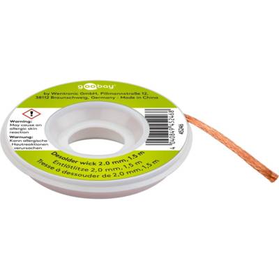 Tresse à Dessouder 2 mm x 1,5 m