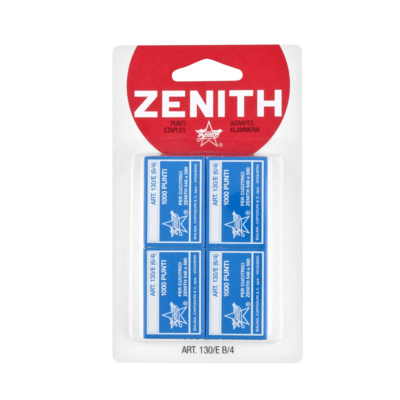 Lot de 4 Boîte de 1000 Agrafes 130/E 6/4mm en acier