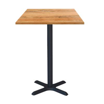 Mange-debout pied noir 60x60cm chene slovene - intérieur - RestooTab