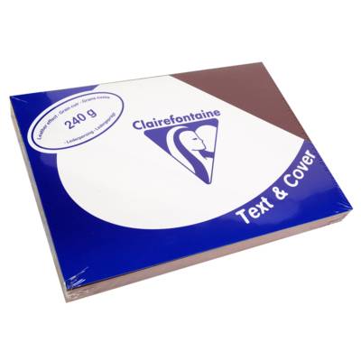 Paquet de 100 Couvertures reliure Text&Cover 240g A4 210x297 mm Bourgogne