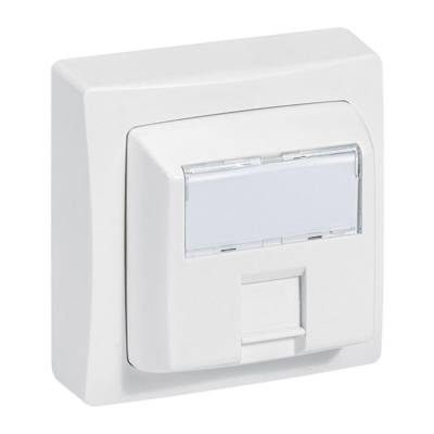 Prise RJ45 multimédia catégorie 5E FTP ASL blanc - Gedimat - LEGRAND