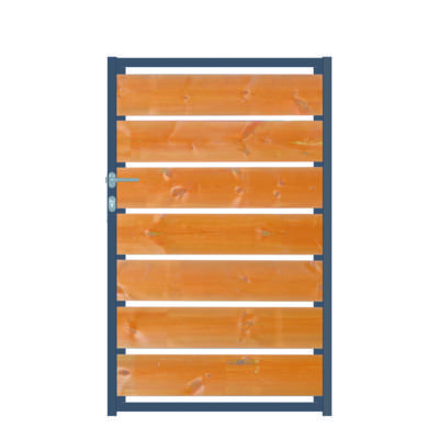 Kit habillage bois épicéa pour portillon OCEANIS en fer noir - 1,03 m - Gedimat