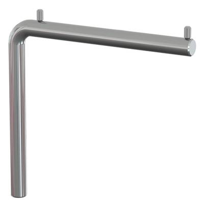 Porte sac urine chromé pour fauteuils KLUB/KOMBI/KOSMO - L18,5xH17,8 cm - MOBIDECOR