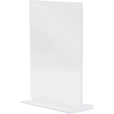 Porte-affiche vertical en acrylique transparent - Format A6