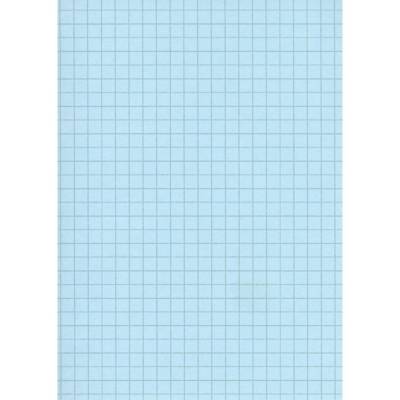 100 fiches Bristol 148x210 - Quadrillé 5/5 - BLEU - A5