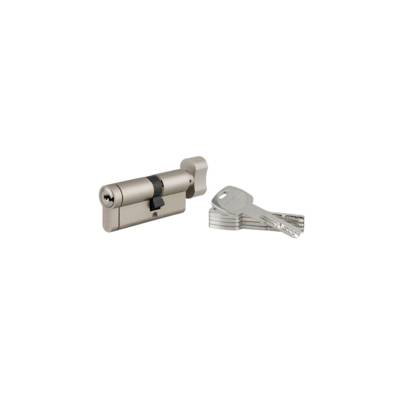 Cylindre TRANSIT 1 a bouton 30bt x 40 mm nickelé 5 clés - Gedimat - THIRARD