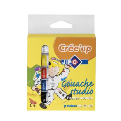 Boite de 5 tubes de gouache "céee up" 12 ml