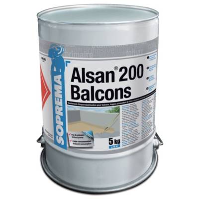 Alsan 200 balcon SOPREMA pour imperméabilisation - Ral 1001 - bidon 5kg - 96949-1001 - Maxoutil