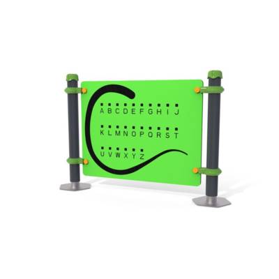 Panneau ludique- Alphabet en Braille Exemplaire - Husson