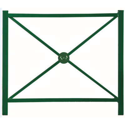 Barrière Chatelet 110 cm - Barrière de ville - Croix Saint-André - Coloris variable