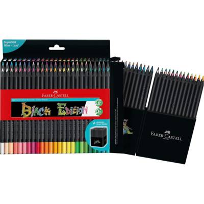 Crayon de couleur Black Edition, étui de 50