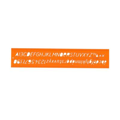 Trace Lettres AERO N°12 PENCHE Matière Biosourcée Orange - MINERVA