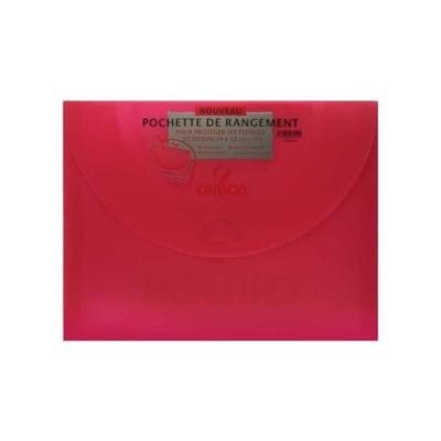 Pochette de Rangement à Dessin 24x32 Polypropylène PRIPLAK Coloris Aléatoire