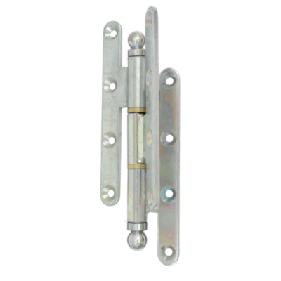 Paumelle 3 branches boule N°27 acier poli BROS - 140x55 BR + Vase droite - 27A3RD1451 - Maxoutil