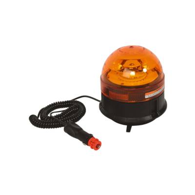 Gyrophare LED homologué et aimanté avec prise allume-cigares - 12/24V - AUTOBEST - 258131