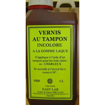 Vernis au tampon Incol à la Gomme Laque 0500 EASY LAB-[Conditionnement:5 Litres] - Maxoutil