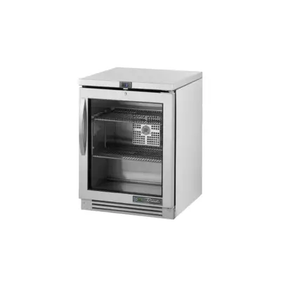 Armoire sous comptoir froid positif 1 porte vitrée, Sur Roulettes - TUC-24G-HC~FGD01 - True Réfrigérator
